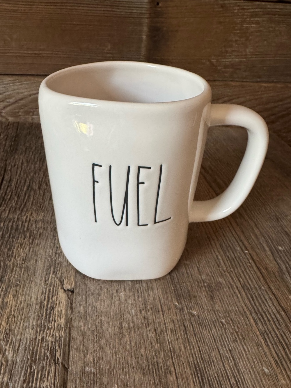 Rae Dunn “Fuel “Ceramic Coffee Mug